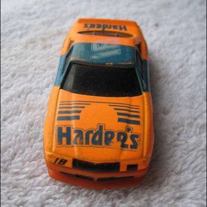 Hardee's 18 Race Car Neon Orange 1990 Days of Thunder Paramount Vintage Preowned